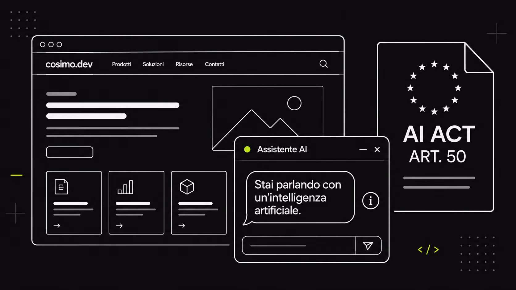 Chatbot sul sito e AI Act: cosa devi dichiarare (art. 50)