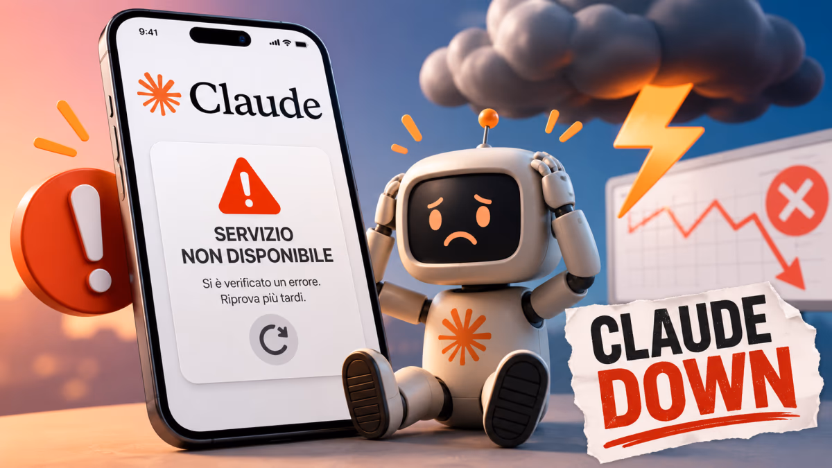 Claude down oggi: risolto in 2h50, 14 incidenti in 15 giorni