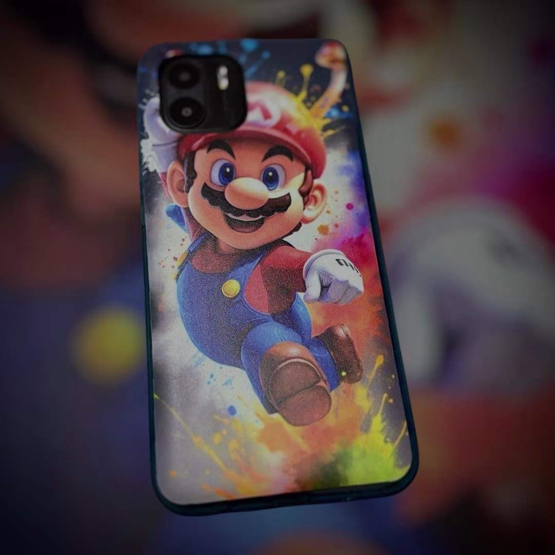 Cover Super Mario Bros Personalizzata con Foto