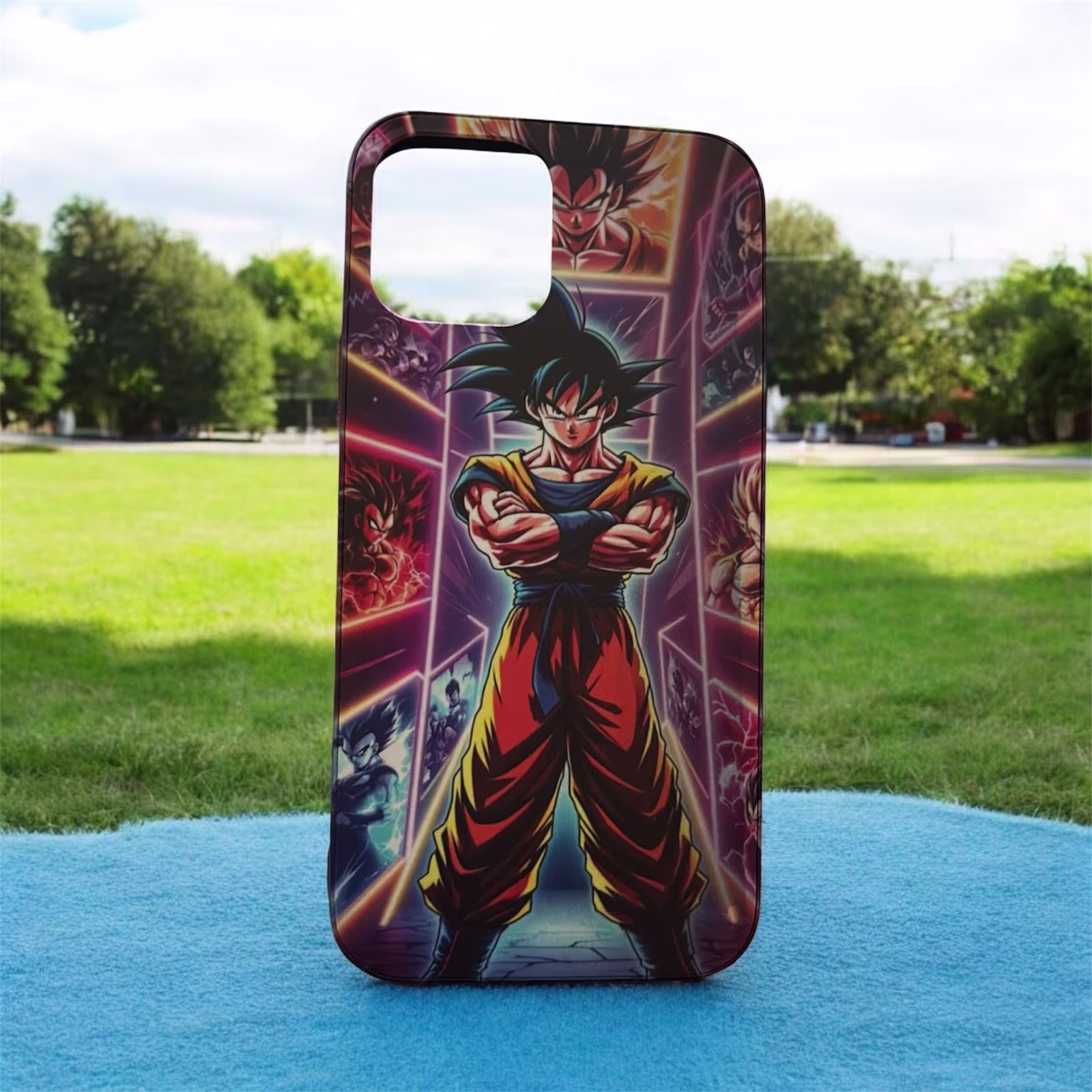 Cover Dragon Ball Z Goku Personalizzata con Foto