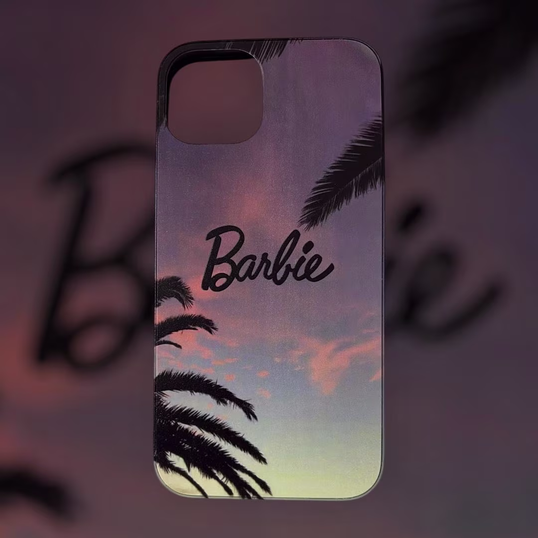 Cover Barbie Tramonto Tropicale Personalizzata con Foto